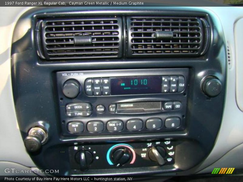 Cayman Green Metallic / Medium Graphite 1997 Ford Ranger XL Regular Cab