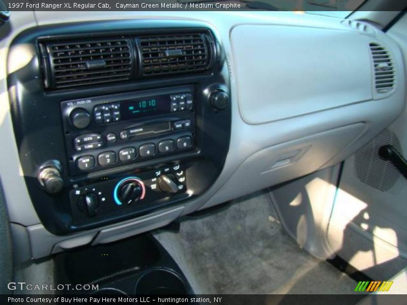 Cayman Green Metallic / Medium Graphite 1997 Ford Ranger XL Regular Cab