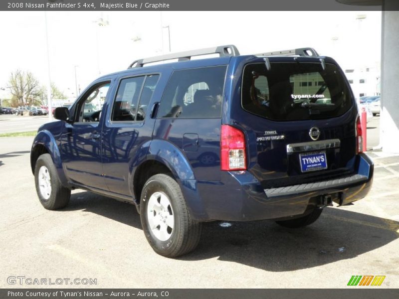 Majestic Blue / Graphite 2008 Nissan Pathfinder S 4x4