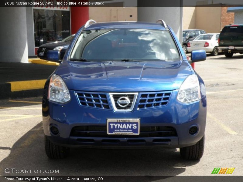 Indigo Blue Metallic / Black 2008 Nissan Rogue SL AWD