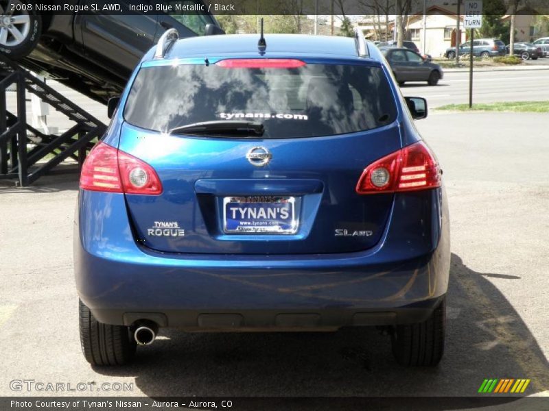 Indigo Blue Metallic / Black 2008 Nissan Rogue SL AWD