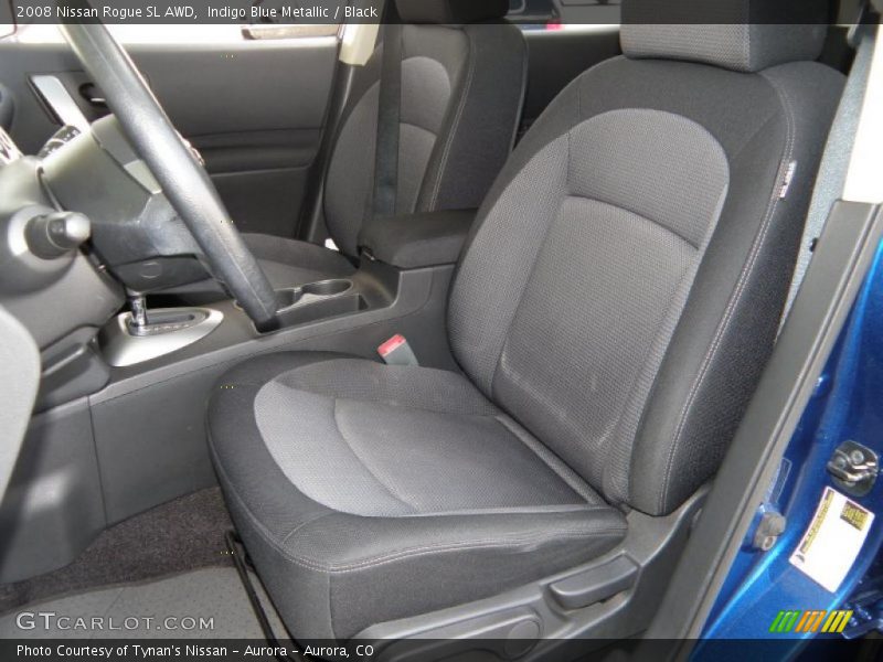 Indigo Blue Metallic / Black 2008 Nissan Rogue SL AWD