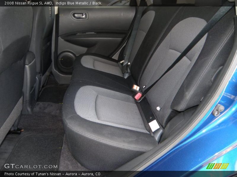 Indigo Blue Metallic / Black 2008 Nissan Rogue SL AWD