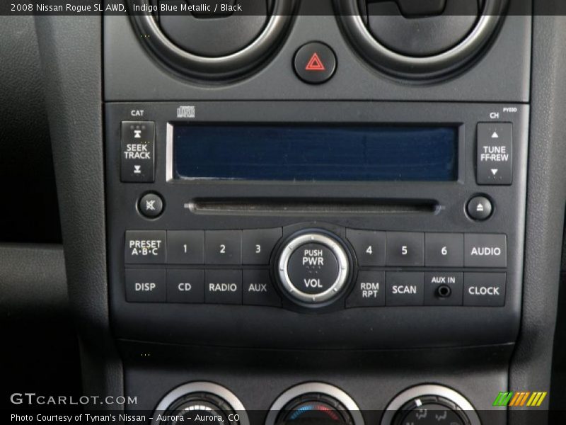 Indigo Blue Metallic / Black 2008 Nissan Rogue SL AWD