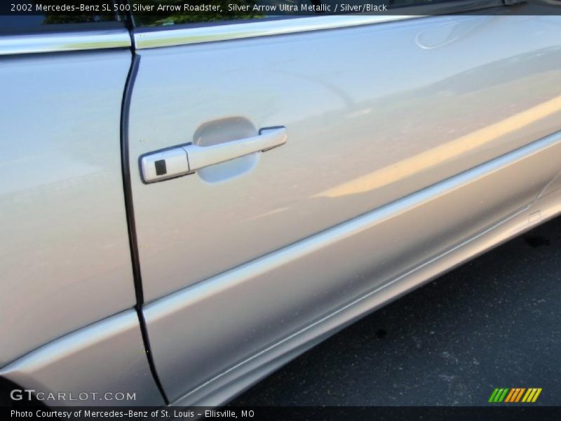 Silver Arrow Ultra Metallic / Silver/Black 2002 Mercedes-Benz SL 500 Silver Arrow Roadster