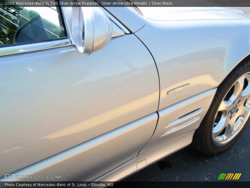 Silver Arrow Ultra Metallic / Silver/Black 2002 Mercedes-Benz SL 500 Silver Arrow Roadster
