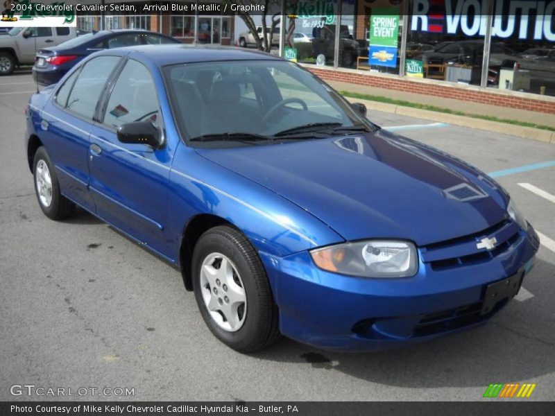 Arrival Blue Metallic / Graphite 2004 Chevrolet Cavalier Sedan