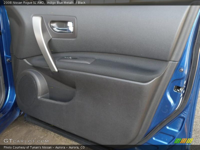 Indigo Blue Metallic / Black 2008 Nissan Rogue SL AWD