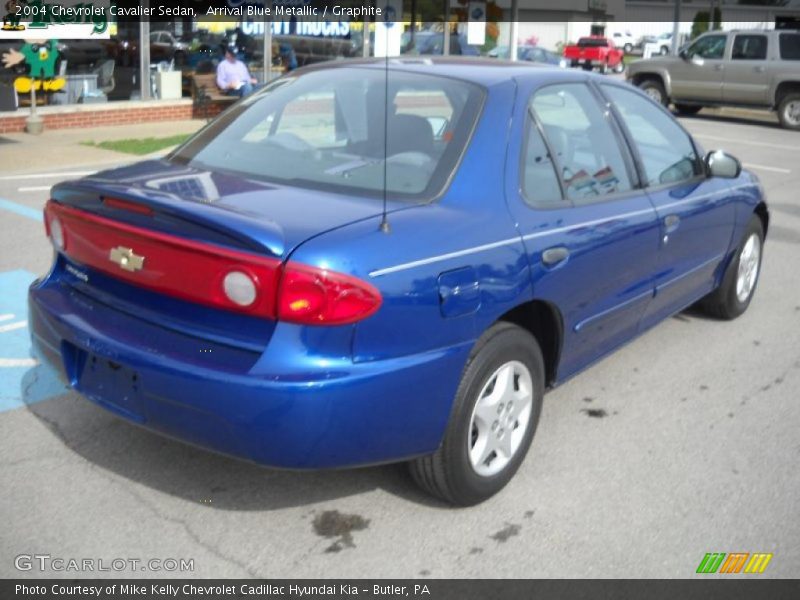 Arrival Blue Metallic / Graphite 2004 Chevrolet Cavalier Sedan