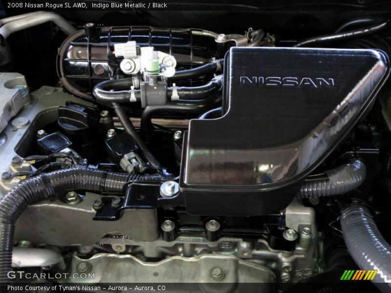Indigo Blue Metallic / Black 2008 Nissan Rogue SL AWD