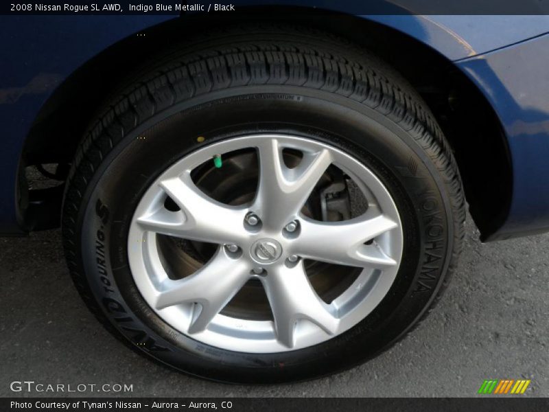 Indigo Blue Metallic / Black 2008 Nissan Rogue SL AWD