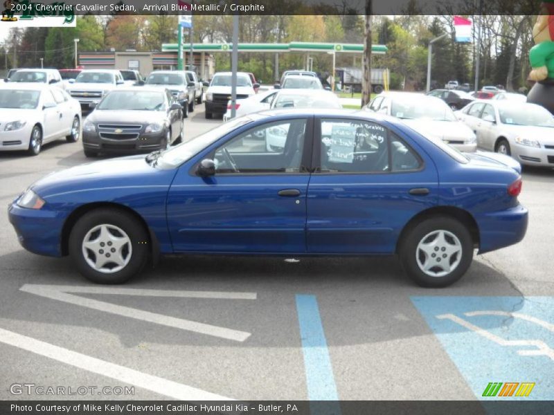 Arrival Blue Metallic / Graphite 2004 Chevrolet Cavalier Sedan