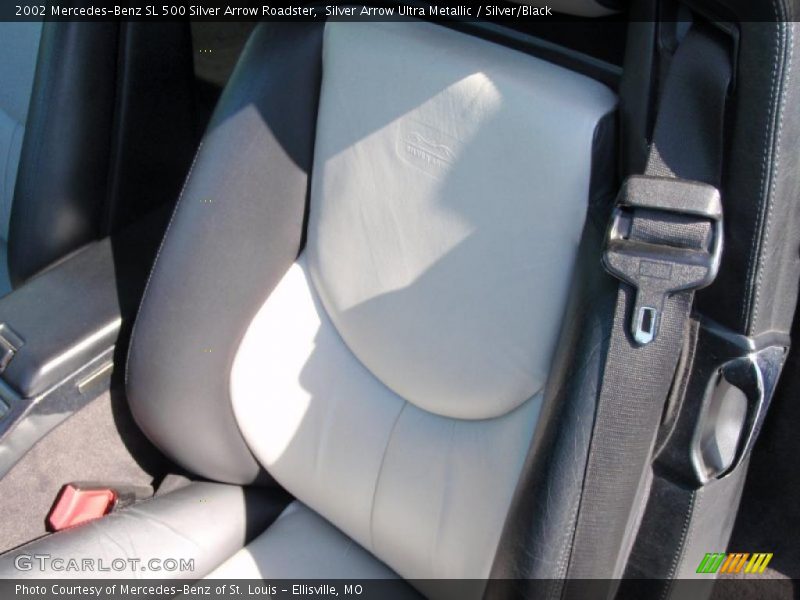 Silver Arrow Ultra Metallic / Silver/Black 2002 Mercedes-Benz SL 500 Silver Arrow Roadster