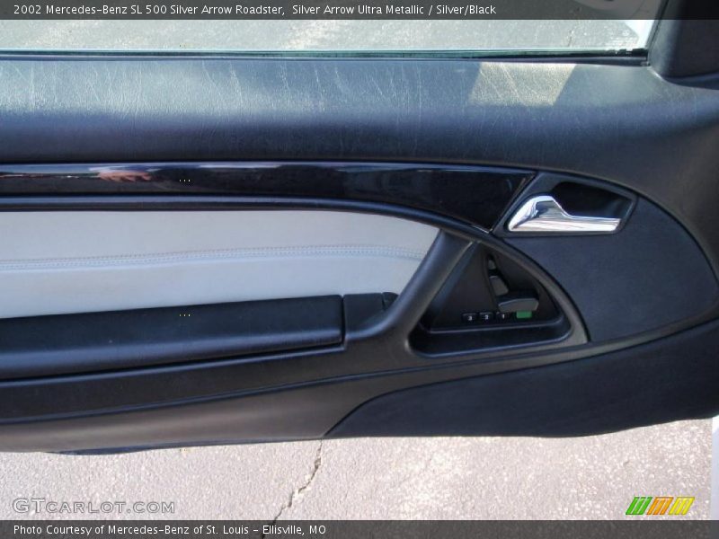 Silver Arrow Ultra Metallic / Silver/Black 2002 Mercedes-Benz SL 500 Silver Arrow Roadster