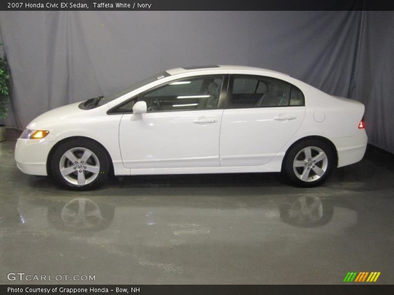 Taffeta White / Ivory 2007 Honda Civic EX Sedan