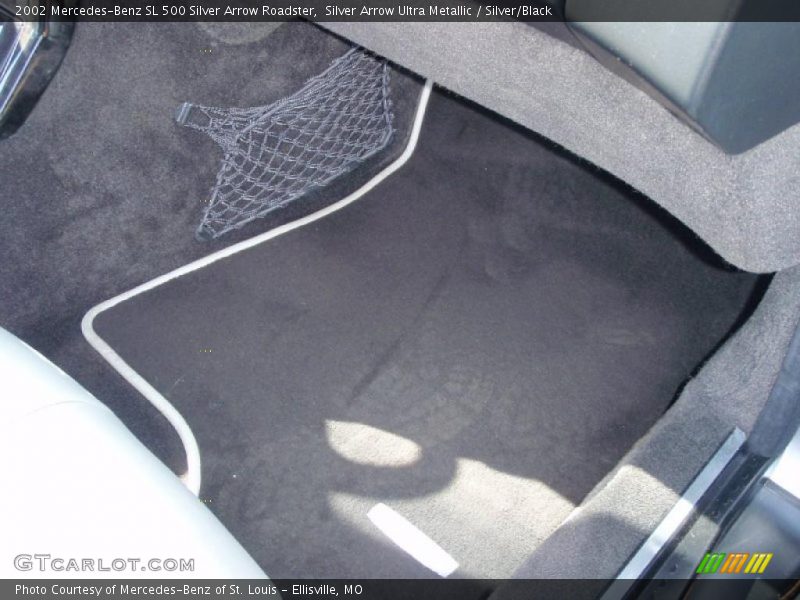Silver Arrow Ultra Metallic / Silver/Black 2002 Mercedes-Benz SL 500 Silver Arrow Roadster