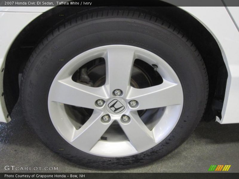 Taffeta White / Ivory 2007 Honda Civic EX Sedan