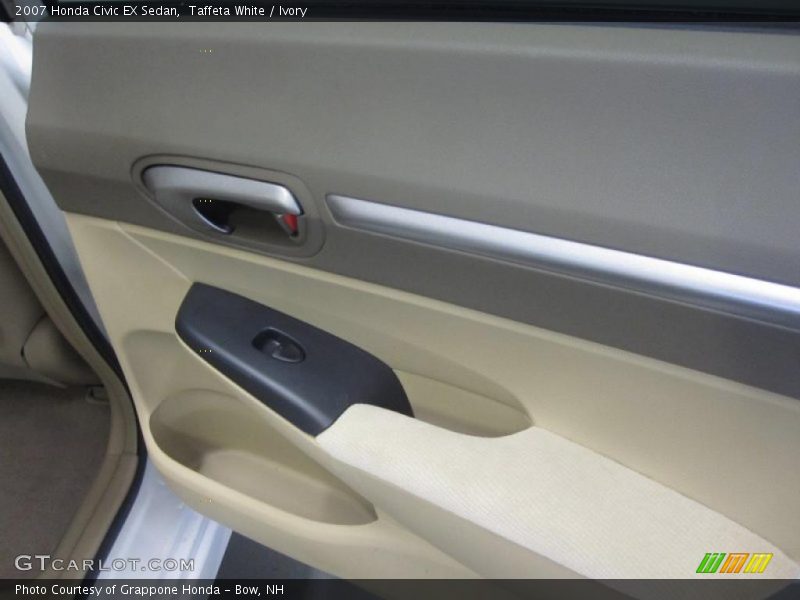Taffeta White / Ivory 2007 Honda Civic EX Sedan