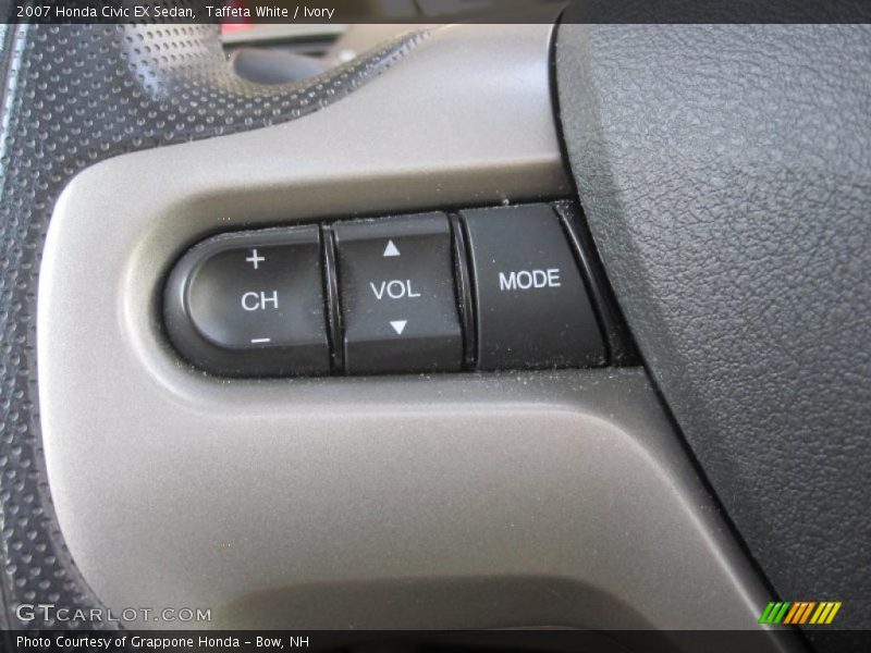 Taffeta White / Ivory 2007 Honda Civic EX Sedan