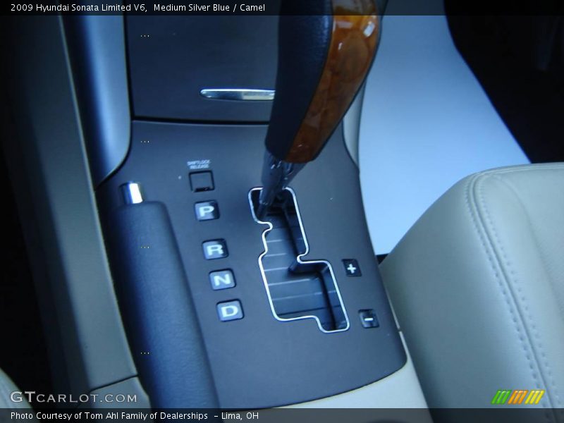 Medium Silver Blue / Camel 2009 Hyundai Sonata Limited V6