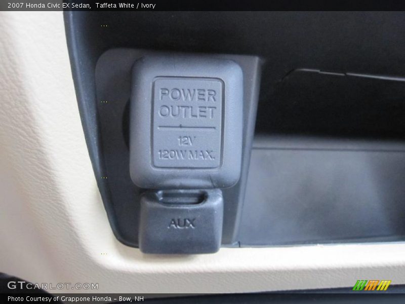 Taffeta White / Ivory 2007 Honda Civic EX Sedan