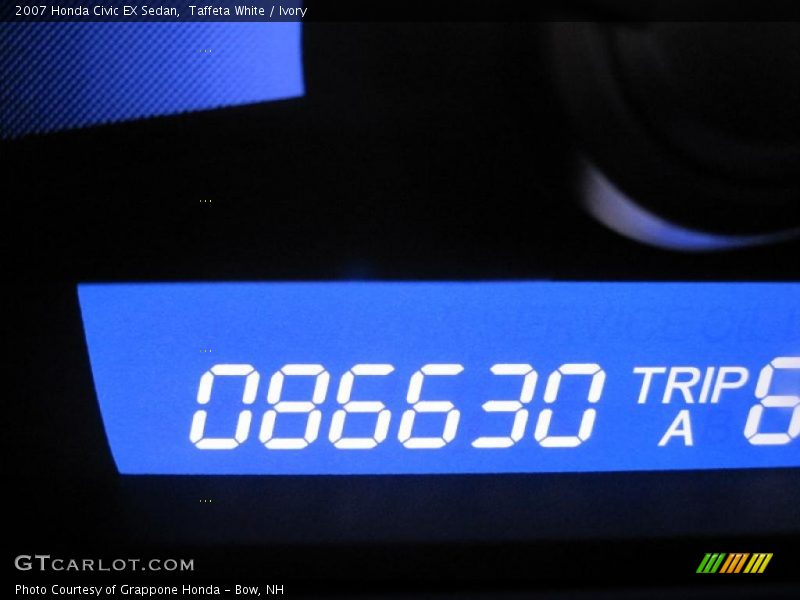 Taffeta White / Ivory 2007 Honda Civic EX Sedan