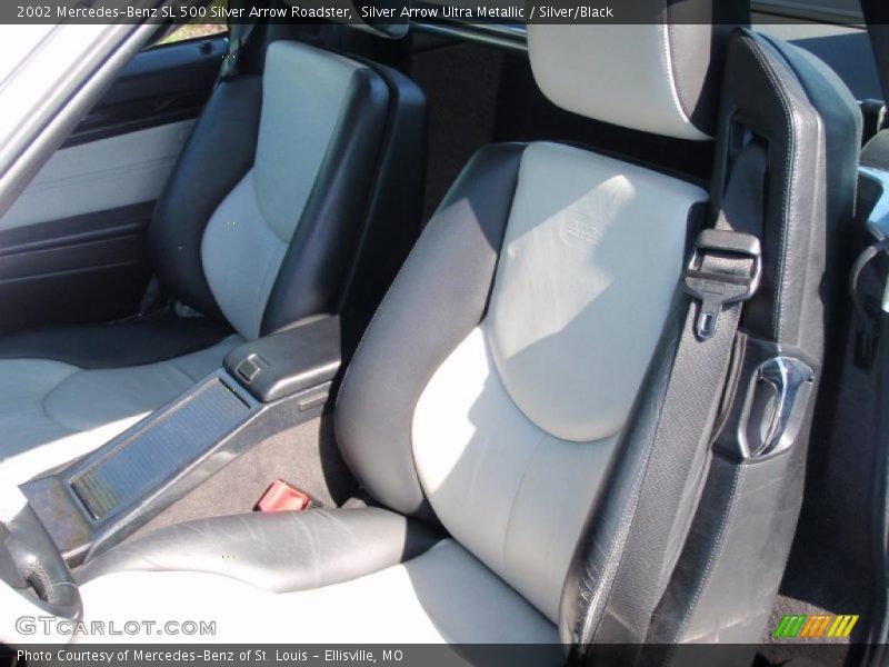 Silver Arrow Ultra Metallic / Silver/Black 2002 Mercedes-Benz SL 500 Silver Arrow Roadster