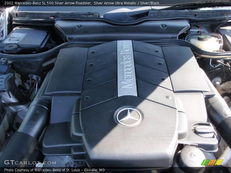 Silver Arrow Ultra Metallic / Silver/Black 2002 Mercedes-Benz SL 500 Silver Arrow Roadster