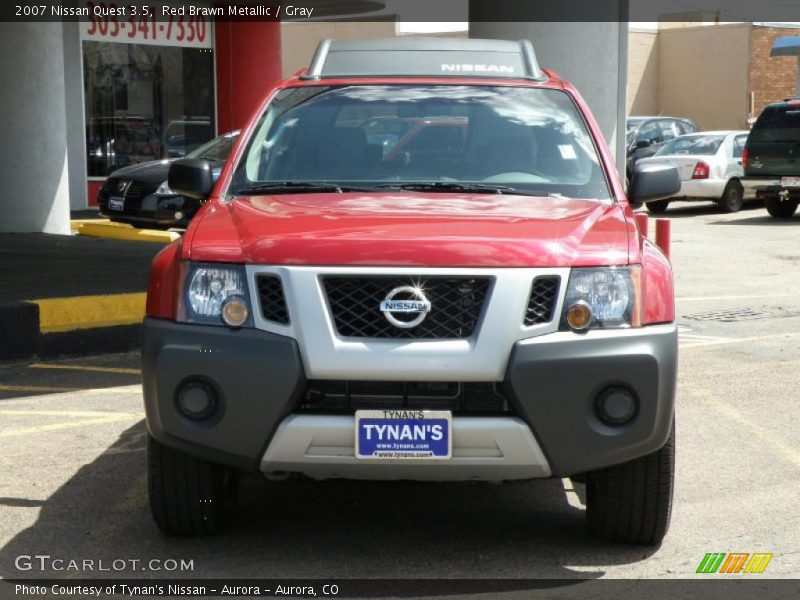 Red Brawn Metallic / Gray 2007 Nissan Quest 3.5