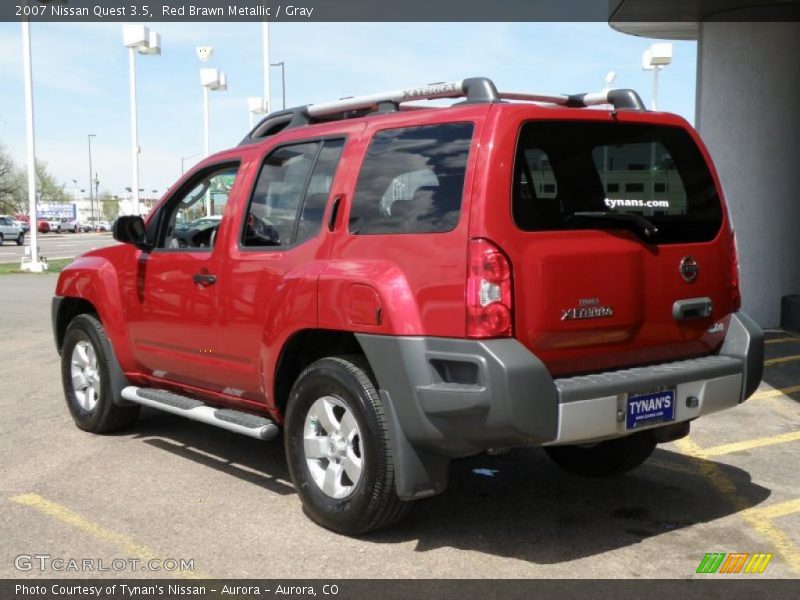 Red Brawn Metallic / Gray 2007 Nissan Quest 3.5