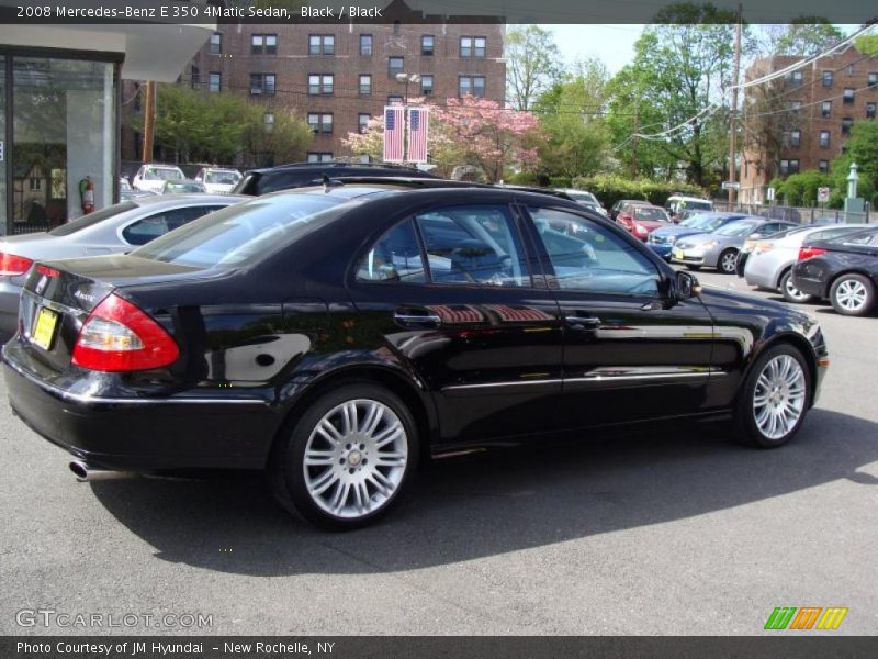 Black / Black 2008 Mercedes-Benz E 350 4Matic Sedan