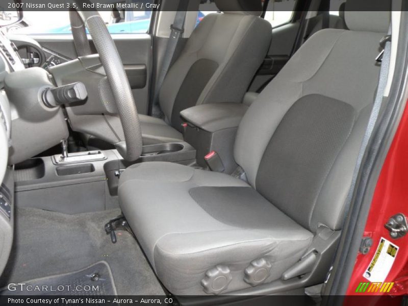 Red Brawn Metallic / Gray 2007 Nissan Quest 3.5