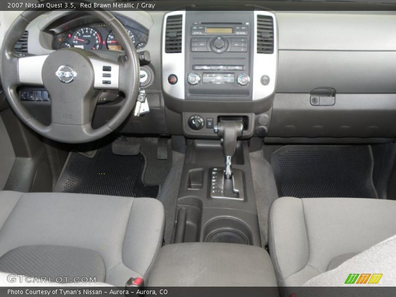 Red Brawn Metallic / Gray 2007 Nissan Quest 3.5