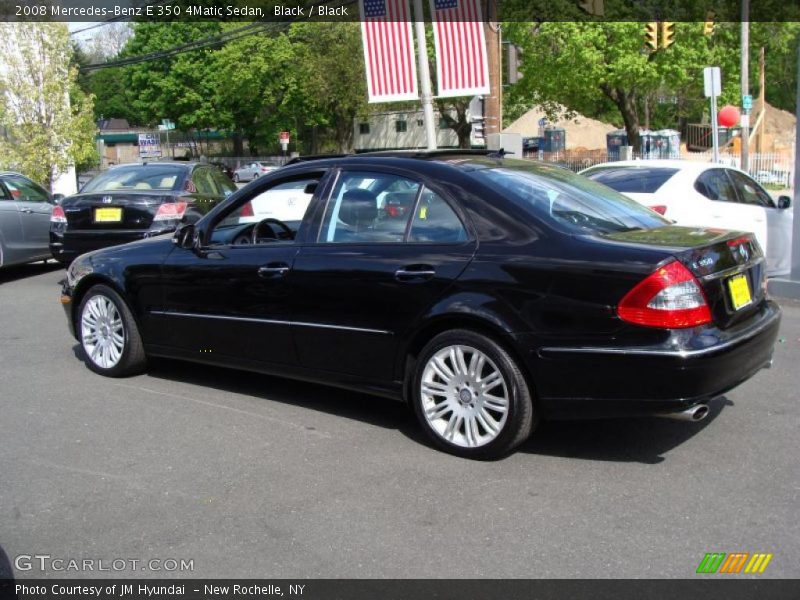Black / Black 2008 Mercedes-Benz E 350 4Matic Sedan