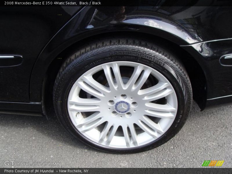 Black / Black 2008 Mercedes-Benz E 350 4Matic Sedan