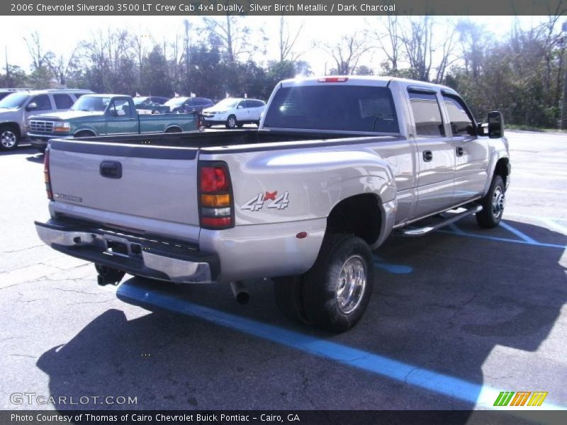 Silver Birch Metallic / Dark Charcoal 2006 Chevrolet Silverado 3500 LT Crew Cab 4x4 Dually