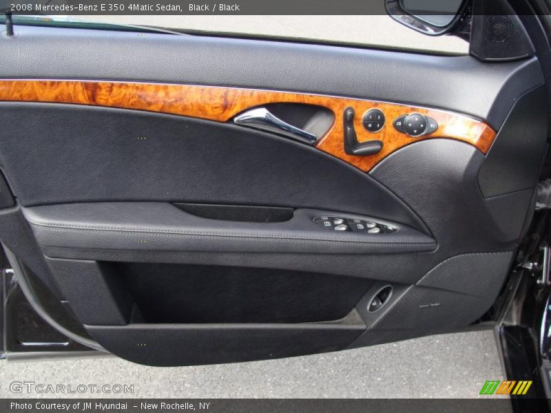 Black / Black 2008 Mercedes-Benz E 350 4Matic Sedan