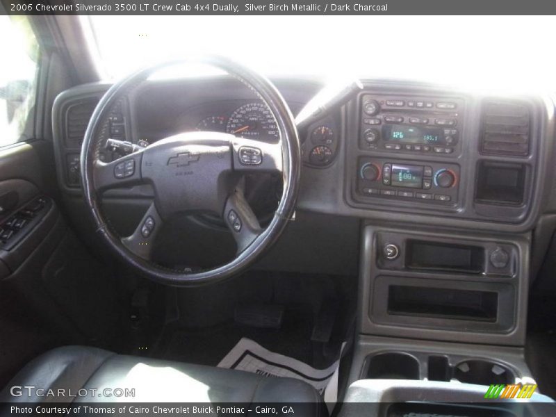Silver Birch Metallic / Dark Charcoal 2006 Chevrolet Silverado 3500 LT Crew Cab 4x4 Dually