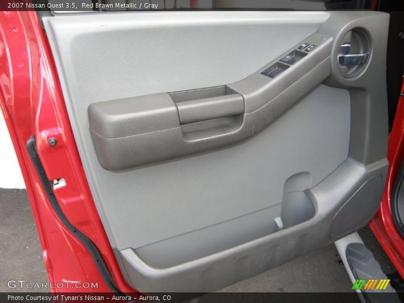 Red Brawn Metallic / Gray 2007 Nissan Quest 3.5