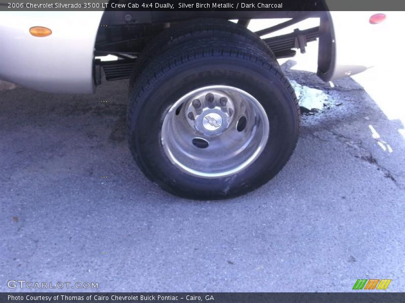 Silver Birch Metallic / Dark Charcoal 2006 Chevrolet Silverado 3500 LT Crew Cab 4x4 Dually