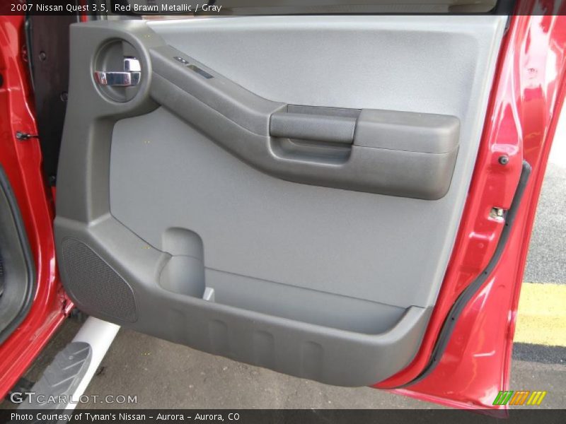 Red Brawn Metallic / Gray 2007 Nissan Quest 3.5