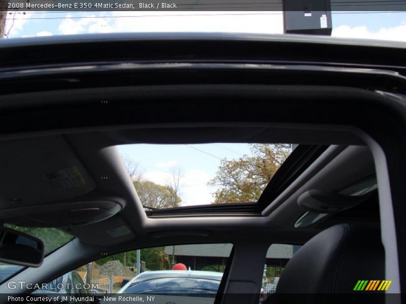 Black / Black 2008 Mercedes-Benz E 350 4Matic Sedan