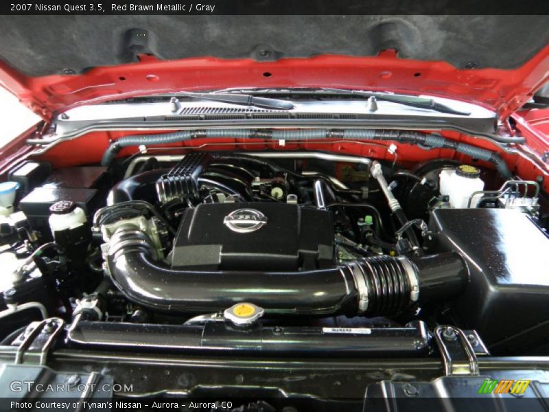 Red Brawn Metallic / Gray 2007 Nissan Quest 3.5