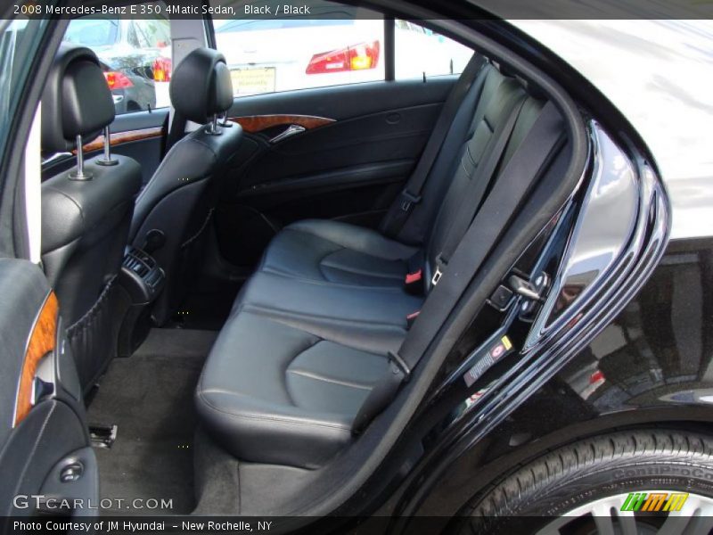 Black / Black 2008 Mercedes-Benz E 350 4Matic Sedan