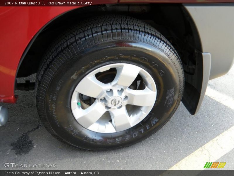 Red Brawn Metallic / Gray 2007 Nissan Quest 3.5
