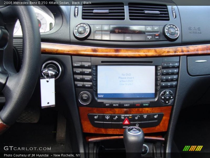 Black / Black 2008 Mercedes-Benz E 350 4Matic Sedan