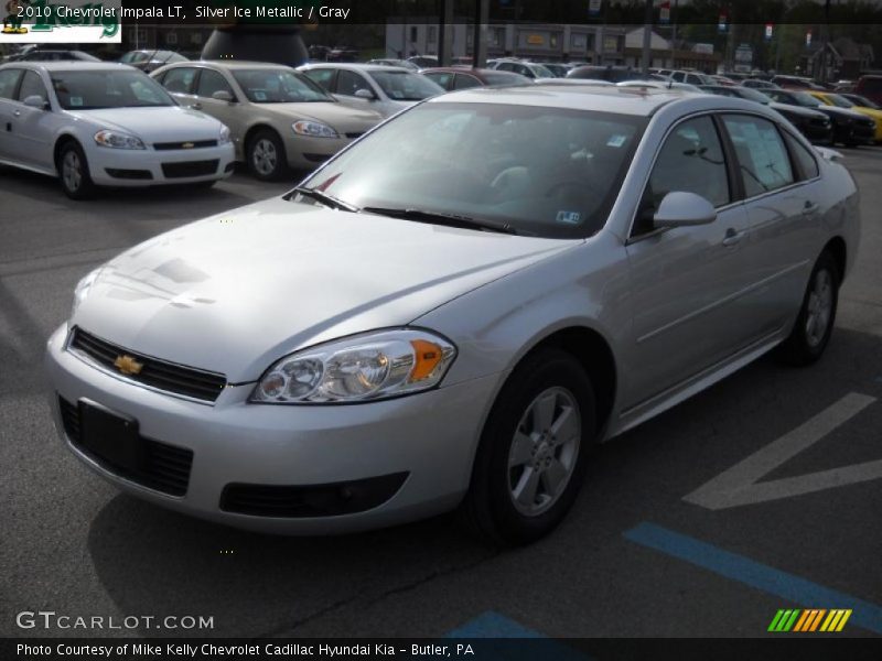 Silver Ice Metallic / Gray 2010 Chevrolet Impala LT