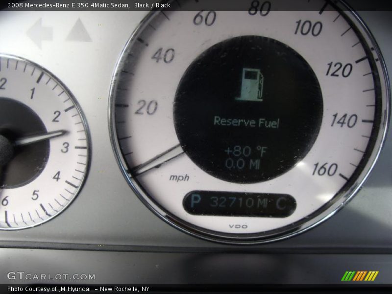 Black / Black 2008 Mercedes-Benz E 350 4Matic Sedan