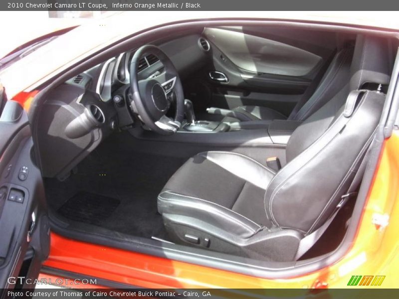 Inferno Orange Metallic / Black 2010 Chevrolet Camaro LT Coupe