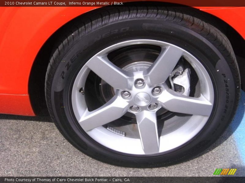 Inferno Orange Metallic / Black 2010 Chevrolet Camaro LT Coupe